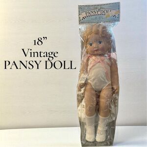 Vintage Daisy Kingdom 18" Pansy Doll Blonde Hair Blue Eyes Fashion Doll